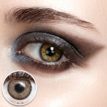 Braune Kontaktlinsen - Bella Brown | Premium Comfort | Stark deckend | DIA 14.00 - ohne Stärke | 1 Paar (2 Stück) von GLAMLENS